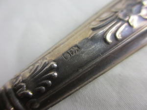 English Sterling Silver Cake Slice Cutter Tableware Boxed Vintage 1979