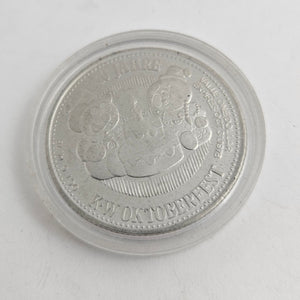 10th Anniversary Oktoberfest Sterling Silver Coin Vintage 1978
