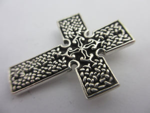 Celtic Cross Sterling Silver Pendant Vintage c1980