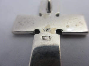 Celtic Cross Sterling Silver Pendant Vintage c1980