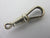 English Sterling Silver Dog Clip Clasp Finding Vintage Art Deco