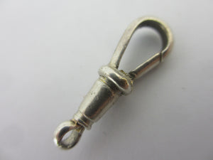 English Sterling Silver Dog Clip Clasp Finding Vintage Art Deco