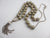 Sterling Silver Prayer Bead Necklace Vintage c1920