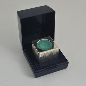 English Sterling Silver Snooker or Pool Chalk Holder Pendant Fob by William Manton Vintage