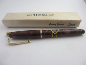 Conway Stewart 'The Dinkie Pen' 550 Fountain Pen 14k Gold Nib Boxed Vintage c1950