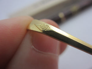 Conway Stewart 'The Dinkie Pen' 550 Fountain Pen 14k Gold Nib Boxed Vintage c1950