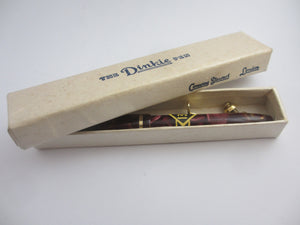 Conway Stewart 'The Dinkie Pen' 550 Fountain Pen 14k Gold Nib Boxed Vintage c1950