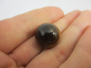 Tigers Eye Gemstone Marble Toy Vintage Art Deco c1920