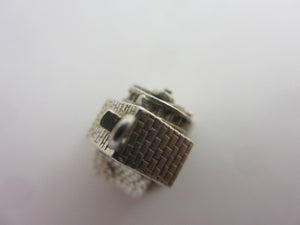 Watermill moving Wheel Sterling Silver Charm or Pendant Vintage c1960