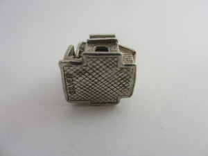 Watermill moving Wheel Sterling Silver Charm or Pendant Vintage c1960