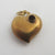 Witches Heart 9k Gold Charm or Pendant Vintage c1950