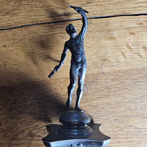 TUC - British Trade Union Congress Blackpool 1942 English Sterling Silver Ringing Bell Vintage 1942