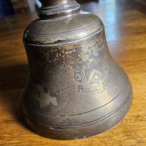 TUC - British Trade Union Congress Blackpool 1942 English Sterling Silver Ringing Bell Vintage 1942