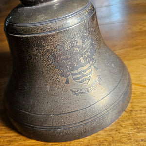 TUC - British Trade Union Congress Blackpool 1942 English Sterling Silver Ringing Bell Vintage 1942