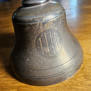 TUC - British Trade Union Congress Blackpool 1942 English Sterling Silver Ringing Bell Vintage 1942