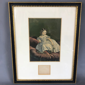 Baxter-Oil-Print-Of-Graceful-Young-Girl-Victorian-Antique-c1900