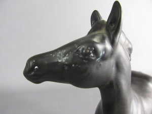 Beswick Black Foal Horse Ornament Figurine Vintage