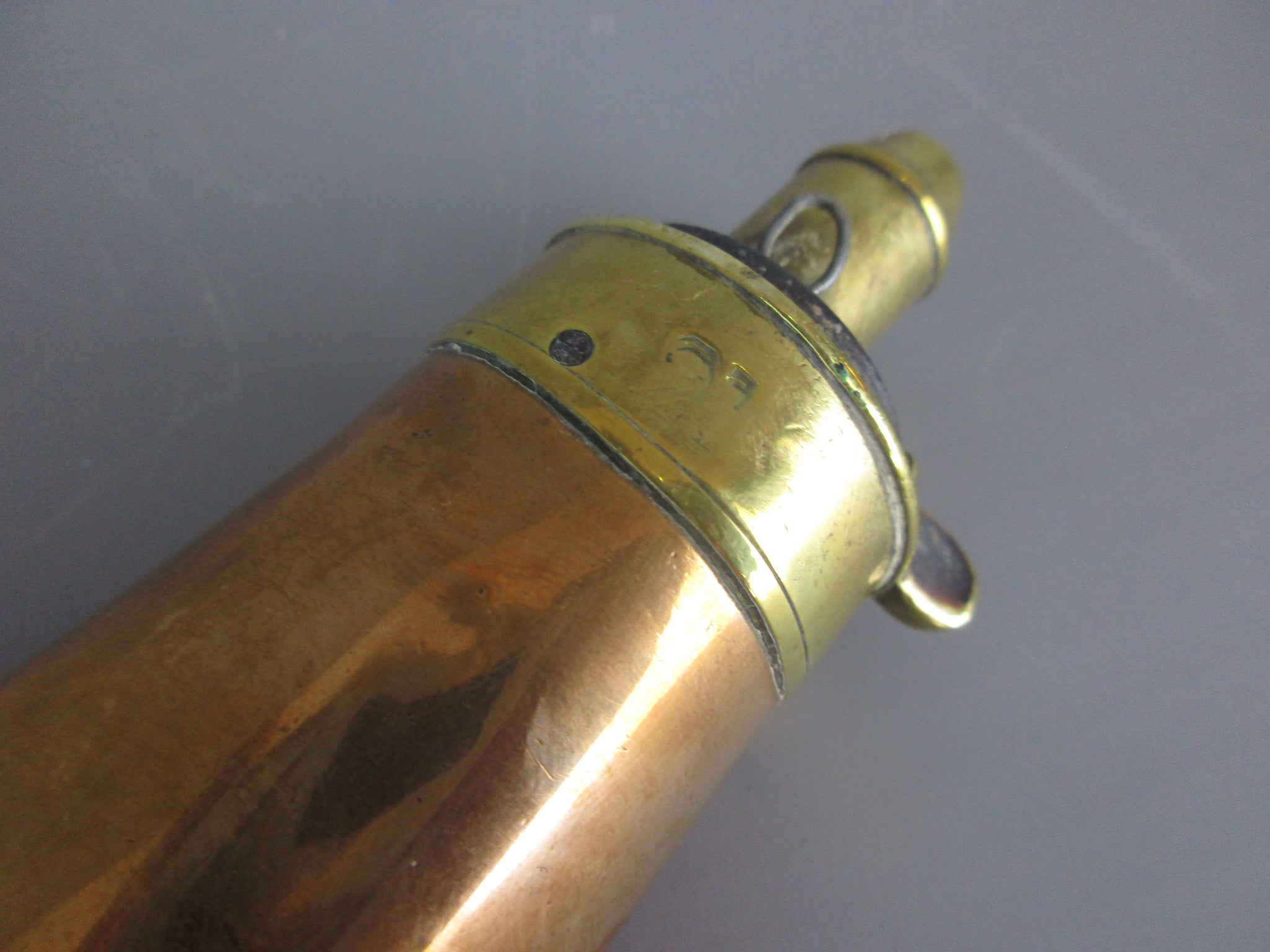 Antique Brass Gun Powder Flask Antique Brass Brood Dani 