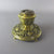 Brass Inkwell With Original Ceramic Liner Antique Late 19th Century