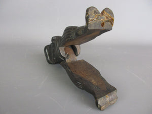 Brittany Hand Carved Nut Cracker by J Martin Parame Antique Victorian c1900