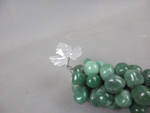 Bunch Of French Green Gemstone Grapes Mid-Century c1950