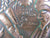 Copper Embossed Shaman Plaque Antique Arts & Crafts c1880