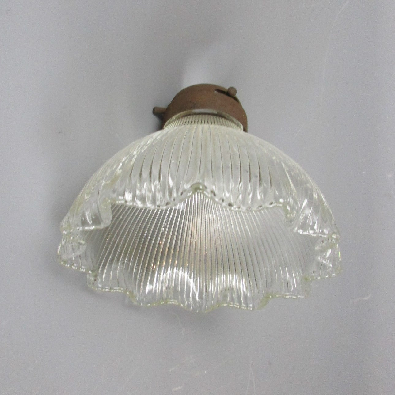 Glass-Holophane-Lamp-Shade-Antique-c1920