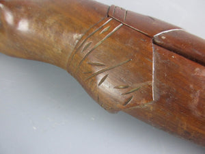 Hand Carved Wooden Saucy Lady Nutcracker Vintage