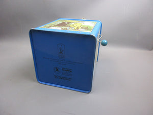 Schylling Winnie The Pooh Tin Jack In The Box Toy Vintage c1990