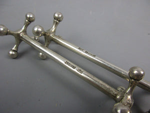 Pair Of Sterling Silver Mappin And Webb Knife Rests Edwardian Sheffield 1905