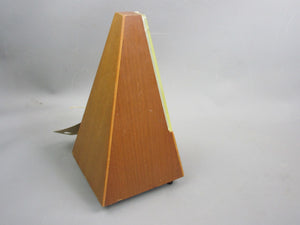 Wooden Cased East German Triangular Metronome Vintage 1960's