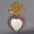 French Ex Voto Sacred Heart Offering Piece Vintage 1950's