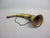 Large Copper & Horn Hunting Horn With Chain Antique Victorian c1880