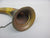 Large Copper & Horn Hunting Horn With Chain Antique Victorian c1880