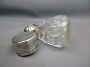 Sterling Silver & Glass Atomiser Perfume Bottle Antique c1930