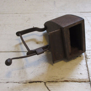 Old Iron 19th Century with Sliding Panel at Rear Antique.