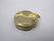 Miniature Cased Brass Pocket Barometer Antique Victorian c1890