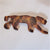 Lea Stein Celluloid Plastic Tiger Brooch Pin Vintage French c1970.