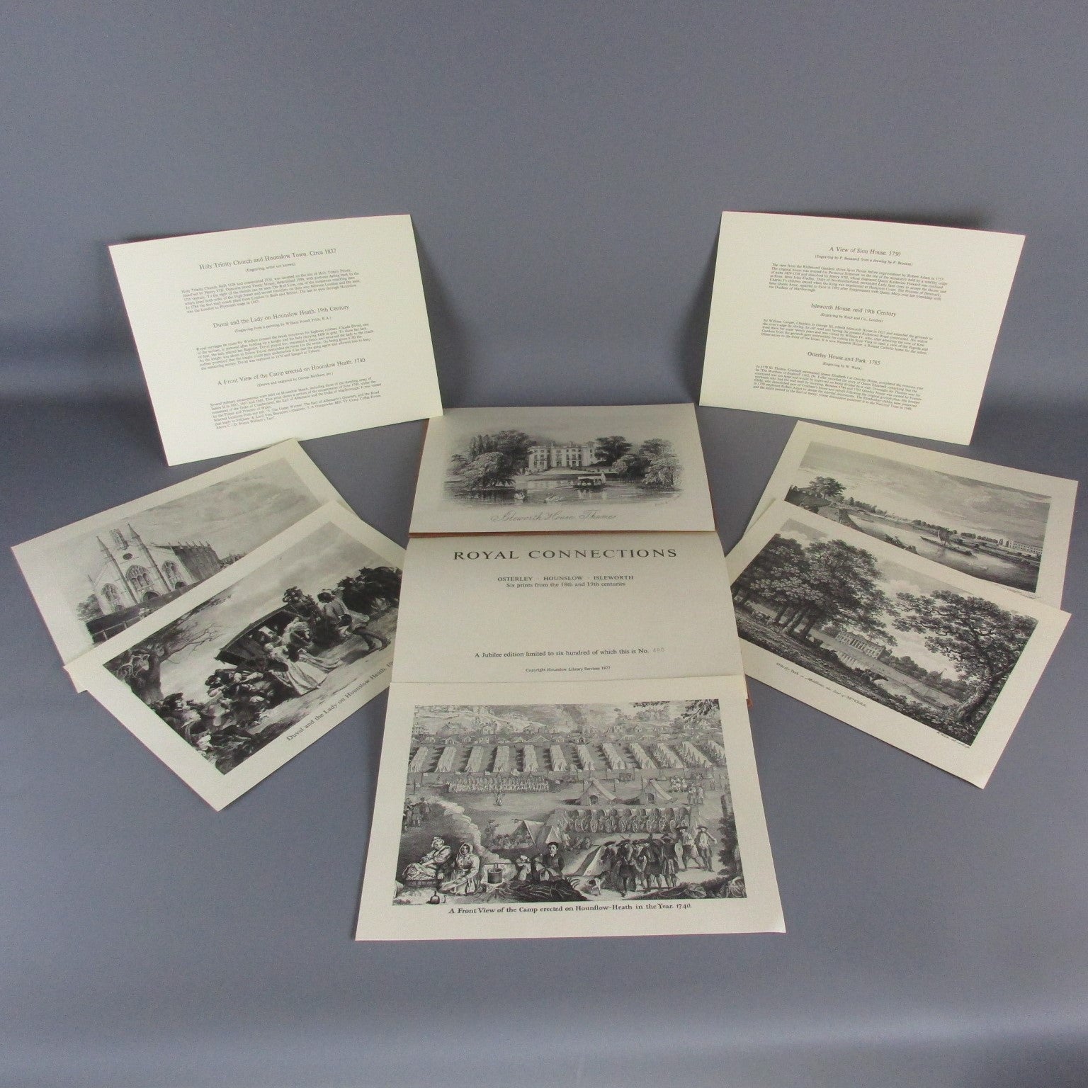 Limited Edition Royal Connections Silver Jubilee Reprints No 480/600 Vintage c1977