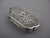 Sterling Silver Sri Lankan Four Footed Ornate Scrolled Trinket Box Antique c1900