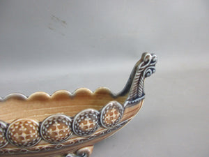 Wade Porcelain Viking Longboat Ornament Vintage c1960