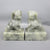 Pair Of Hand Carved Chinese Soapstone Fu Dog Ornaments Antique c1900
