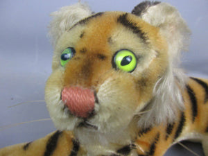 Steiff Mohair Tiger Plush Teddy Vintage c1950