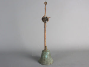 Vintage French Shop Keepers Entry Door Bell With Coil