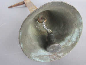 Vintage French Shop Keepers Entry Door Bell With Coil