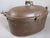 Large Decorative Iron Oval Cooking Pot Antique c1913