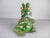 Limited Edition 7/91 Handmade Studio Pottery Green Ceramic Dragon c.1986 Vintage