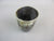 Horn Drinking Beaker With Silver Silver Plated Rim Antique Victorian c1890