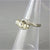 Sterling Silver Diamond Crossover Ring 0.25ct Unhallmarked Vintage c1980