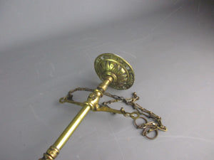 Converted Victorian Gas Light Antique c1900